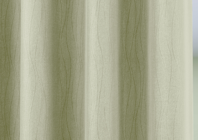 Goodwood Eyelet, Green - Ready Made Curtains - Image 5
